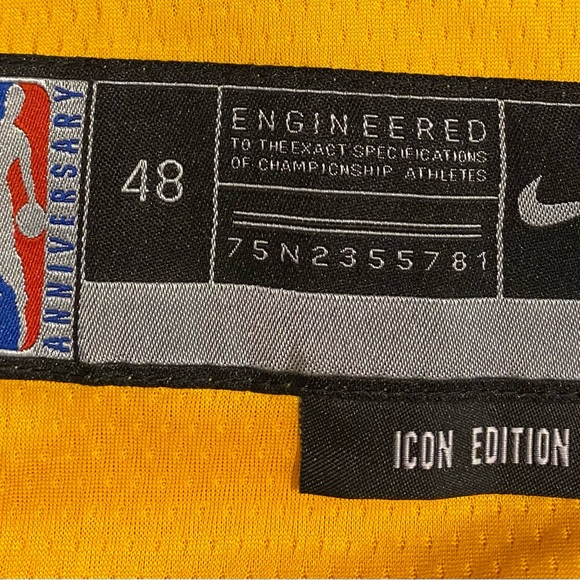 Nike NBA Lakers Icon Edition taille 48 grand Lebron James - Picture 3 of 3